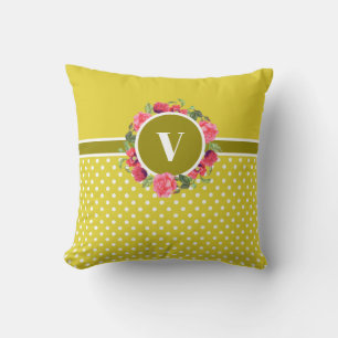 Krängungszirkel der Blume Rot und Rosa Kissen