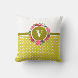 Krängungszirkel der Blume Rot und Rosa Kissen