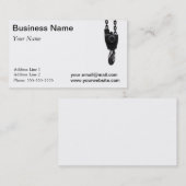 Kranhaken Visitenkarte-Schablone Visitenkarte (Vorne/Hinten)