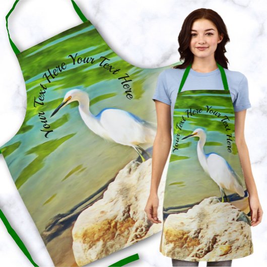 Kranich am Mismaloya-Fluss 0335 Schürze