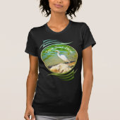 Kranich am Mismaloya-Fluss 0335 T-Shirt (Vorderseite)