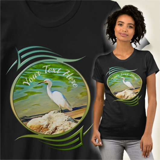 Kranich am Mismaloya-Fluss 0335 T-Shirt