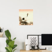 Kranich auf Pine Tree Ito NisaburoIto Nisaburo Poster (Heimbüro)