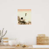 Kranich auf Pine Tree Ito NisaburoIto Nisaburo Poster (Küche)