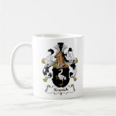 Kranich Familienwappen Kaffeetasse (Links)