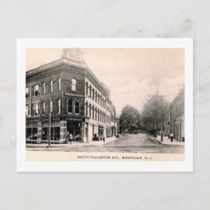 Kranich-Gebäude, Montclair, New Jersey Vintage Postkarte
