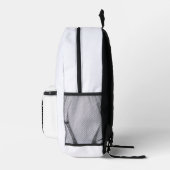 Kranich und Schildkröte Bedruckter Rucksack (Rechts)