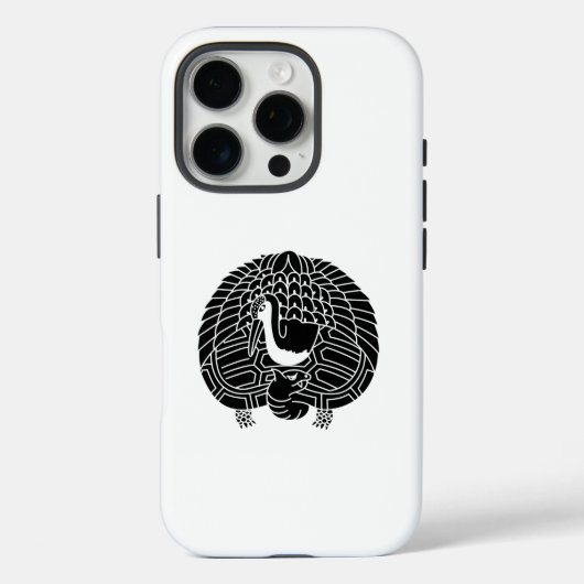 Kranich und Schildkröte Case-Mate iPhone Hülle (Rückseite)
