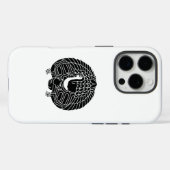 Kranich und Schildkröte Case-Mate iPhone Hülle (Rückseite (Horizontal))