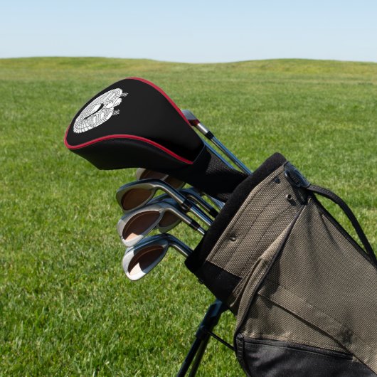 Kranich und Schildkröte Golf Headcover (In SItu)