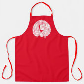 Kranich und Schildkröte Schürze (Vorderseite)