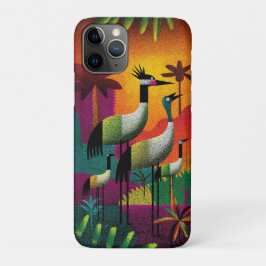 Kraniche Jungle Pop Handy Case
