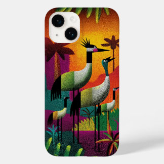 Kraniche Jungle Pop Handy Case