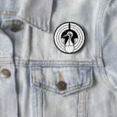 Kranicher Noshi-Kreis Button (Beispiel)