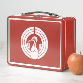 Kranicher Noshi-Kreis Metall Brotdose (Beispiel)