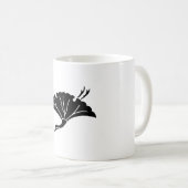 Kranichförmiges Ginkoblatt Kaffeetasse (VorderseiteRechts)