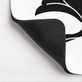 Kranichförmiges Ginkoblatt Mousepad (Ecke)