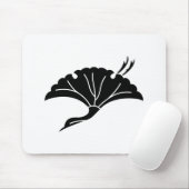 Kranichförmiges Ginkoblatt Mousepad (Mit Mouse)