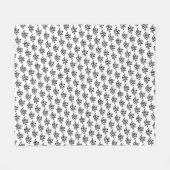 Kranichkranich Fleecedecke (Vorderseite (Horizontal))