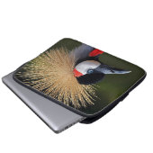 Kranichkranich Laptopschutzhülle (Vorne Knopf)