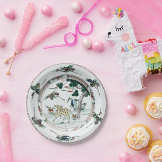 Kranichkranich Pappteller (Party)