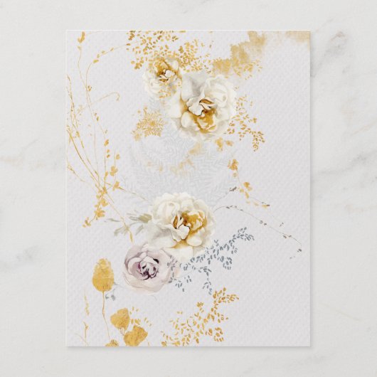 Kranichkranz-Hochzeit Details Begleitkarte (Rückseite)