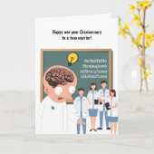 Kranijubiläumskrieger des ersten Jahres Karte (Gelbe Blume)