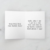 KRANK ALS HUND IN DIESEN TAGEN? KARTE (Innenseite)