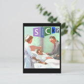 KRANK? GUTE POST-KARTE BEKOMMEN POSTKARTE (Stehend Vorderseite)