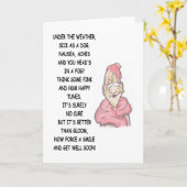 KRANK KARTE (Gelbe Blume)