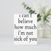 krank postkarte (Stehend Vorderseite)