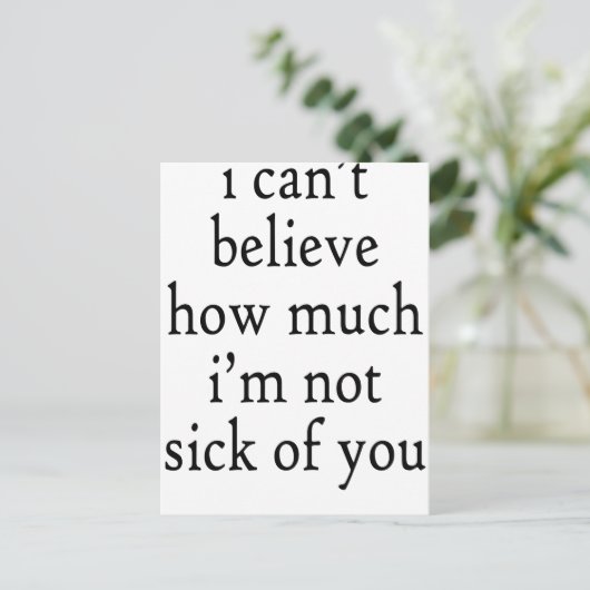 krank postkarte (Stehend Vorderseite)