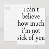 krank postkarte (Vorne/Hinten)