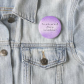 Krank und müde - Button (Beispiel)