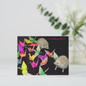 Krankarton, Igel Postkarte (Stehend Vorderseite)