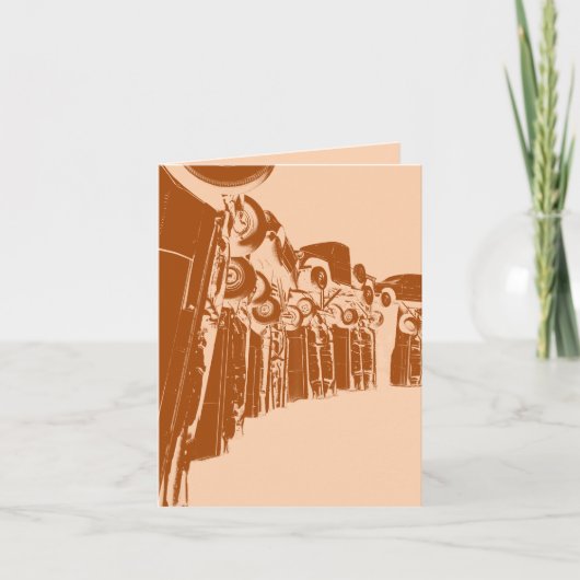 Kranke in Bündnisnebraska Feiertagskarte (Vorderseite)