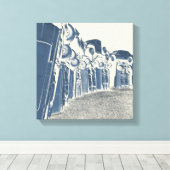 Kranke Leinwanddruck (Insitu (Holzboden))