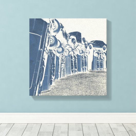 Kranke Leinwanddruck (Insitu (Holzboden))