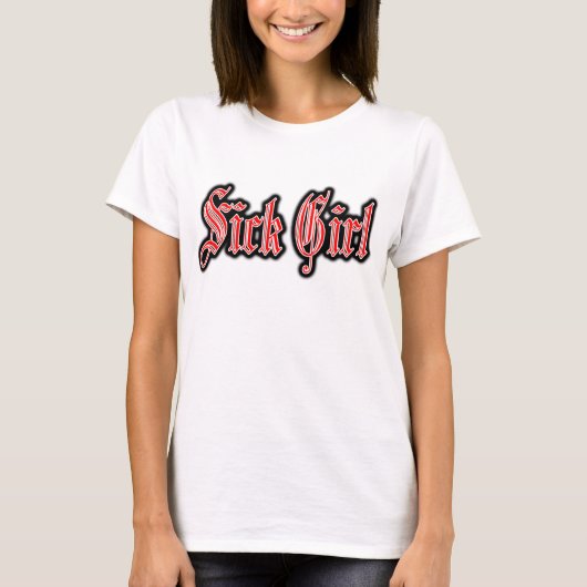 kranke Mädchen miserabele KRANKE T-Shirt (Vorderseite)