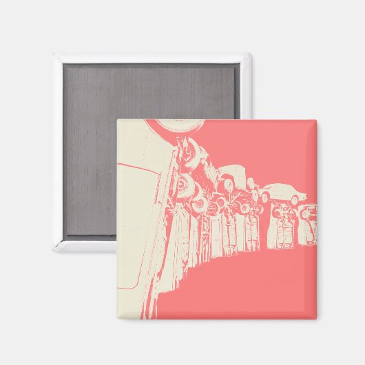 Kranke Magnet (Vorderseite/Rückseite)