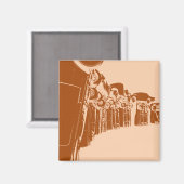 Kranke Magnet (Vorderseite/Rückseite)