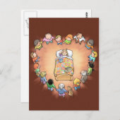 Kranke Mama Postkarte (Vorne/Hinten)