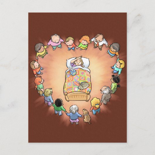 Kranke Mama Postkarte (Vorderseite)