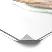 Kranke Mops mit Thermometerplakat Poster (Ecke)