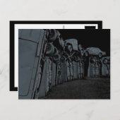 Kranke Postkarte (Vorne/Hinten)