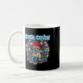 Kranke Sieben 67 Graffiti-Meme Sechs Sieben Spaß-S Kaffeetasse (Links)
