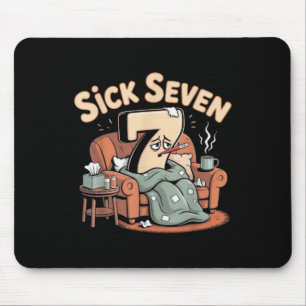 Kranke Sieben 67 Halloween Sechs Sieben Kostüm Spa Mousepad