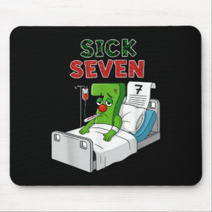 Kranke Sieben 67 Kostüm Spaß 6 7 Meme Wortspiel De Mousepad