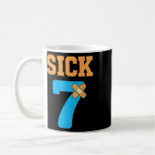 Kranke Sieben Meme Sechs Sieben Krank 7 Lustig Byn Kaffeetasse (Links)