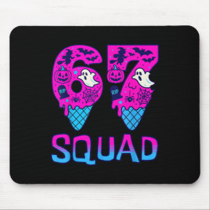 Kranke Sieben Meme T-Shirt Sechs Sieben Lustig 67 Mousepad